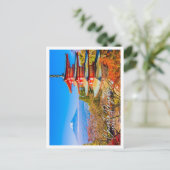 山富士（ちれいとう）塔日本 ポストカード (スタンド正面)