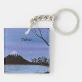 山富士 キーホルダー (裏面)