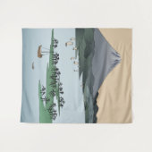 山富士 タペストリー (正面(横))