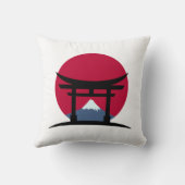 山富士 – 日本 クッション (裏面)