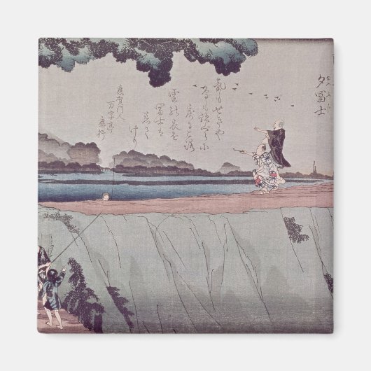 山富士(隅田川堤防) マグネット (正面)