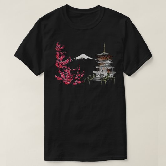 山富士 Tシャツ (デザイン正面)