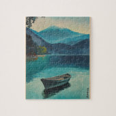 山富士from山中湖 ジグソーパズル (縦)