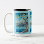 山富士from山中湖 ツートーンマグカップ (左)