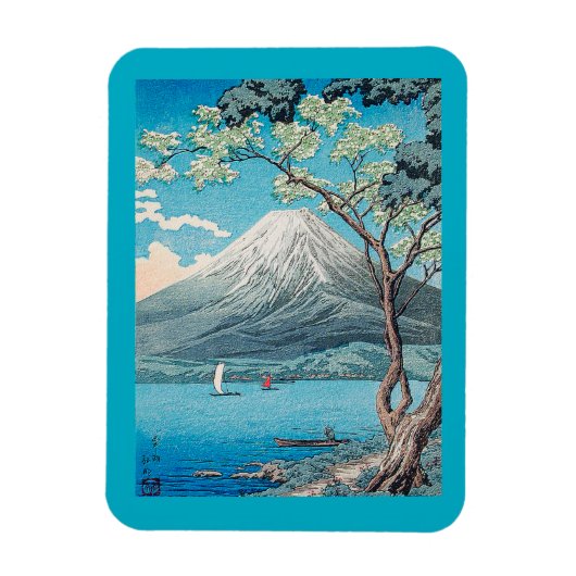 山富士from山中湖 マグネット (縦)