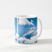 山富士in the Clouds, Japan コーヒーマグカップ (正面右)