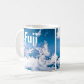山富士in the Clouds, Japan コーヒーマグカップ (正面左)