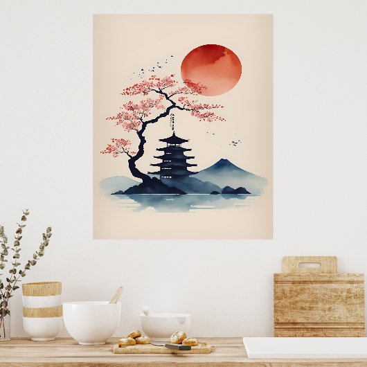 山寺 ポスター (キッチン)