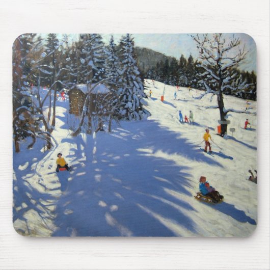 山小屋Morzine マウスパッド (正面)