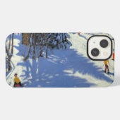 山小屋Morzine iPhoneケース (裏面横)