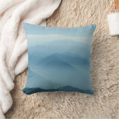 山層：風光明媚な抽象芸術 クッション (ブランケット)