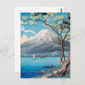 山山中湖の富士、高橋日本の、 ポストカード (正面/裏面)