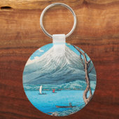 山山中湖より高橋弘明著 キーホルダー (正面)