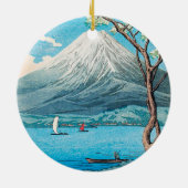 山山中湖より高橋弘明著 セラミックオーナメント (裏面)