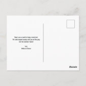 山岳アドベンチャー 素朴な感謝 ポストカード (裏面)