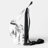 山岳パーソナライズされた自然アドベンチャー待ち スリングバッグ (右)