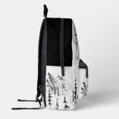 山岳パーソナライズされた自然アドベンチャー待ち プリントバックパック (左)