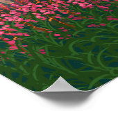 山岳ヴィンテージ旅行ポスター付き消防 ポスター (角)