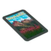 山岳ヴィンテージ旅行ポスター付き消防 マグネット (右側)