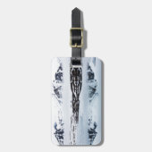 山岳反射（ノルウェー） ラゲッジタグ (正面縦)