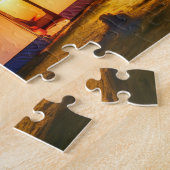 山岳地帯キャンプ場3写真パズルインターネット治具 ジグソーパズル (側面)