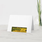 山岳地帯誕生日カード カード (裏面)