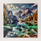 山岳地帯 ジグソーパズル (縦)