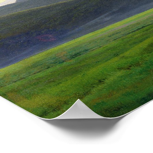 山岳地帯 ポスター (角)