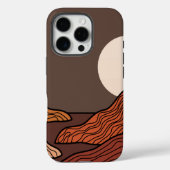 山岳地帯Boho抽象芸術iPhone / iPadケース Case-Mate iPhoneケース (裏面)