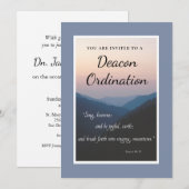 山岳宣教師任命招待状 招待状 (正面/裏面)