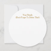 山岳招待状 (裏面)