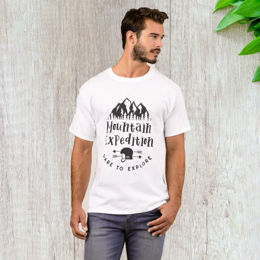 山岳探検 探求の勇気 Tシャツ