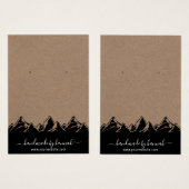 山岳素朴スカイライン手作りイヤリングディスプレイ (正面&裏面)