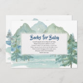 山岳素朴冒険本ベビー エンクロージャーカード (正面/裏面)