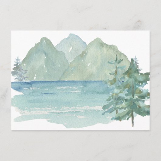 山岳素朴冒険本ベビー エンクロージャーカード (裏面)