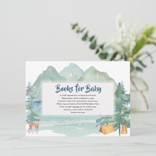 山岳素朴冒険本ベビー エンクロージャーカード (スタンド正面)