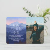 山岳素朴卒業写真の発表 招待状 (スタンド正面)