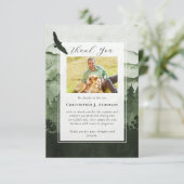 山岳自然写真悔やみや弔慰葬儀記念館 サンキューカード (スタンド正面)