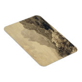 山岳風景、c.1780 （灰色と茶色の洗剤） マグネット (右側)