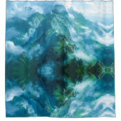 山峰 シャワーカーテン (正面)