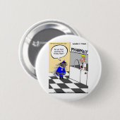 山嵐おもしろい警察ギフトティ&収集品 缶バッジ (正面&裏面)