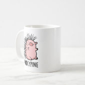 山嵐おもしろい豚パン コーヒーマグカップ (正面左)