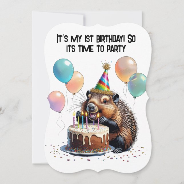 山嵐お誕生日ケーキ・風船誕生日付 (正面)