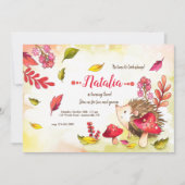 山嵐かわいこちゃん誕生会 招待状 (正面)