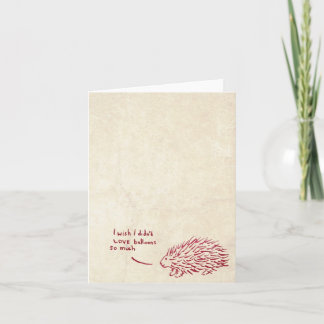 山嵐の悲しい日 カード