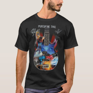 山嵐の木。ロックバンドギターのシグネチャーパーフェクト Tシャツ