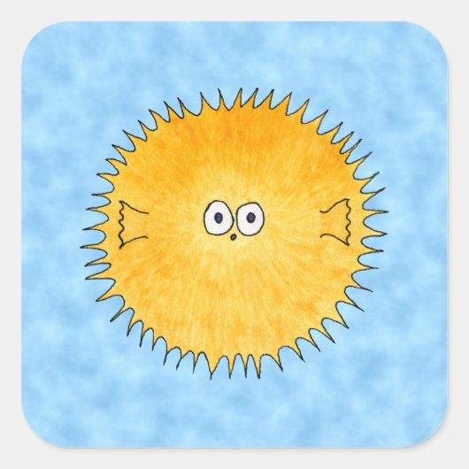 山嵐の魚。 スクエアシール (正面)