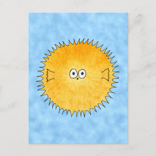 山嵐の魚。 ポストカード (正面)