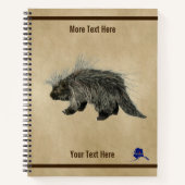 山嵐オンオールド紙 ノートブック (正面)