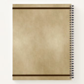 山嵐オンオールド紙 ノートブック (裏面)